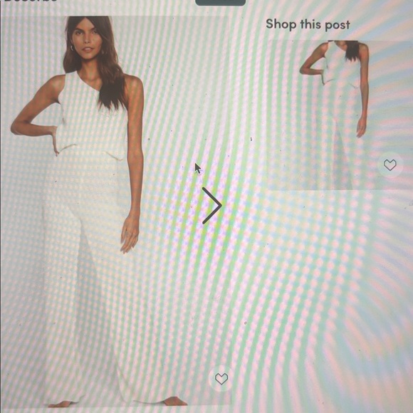 As Seen on Paige DeSirbo One Shoulder Top and Knit Pant Set - Picture 2 of 12